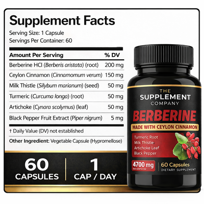Berberine 4700mg | Advanced Appetite & Metabolism Support